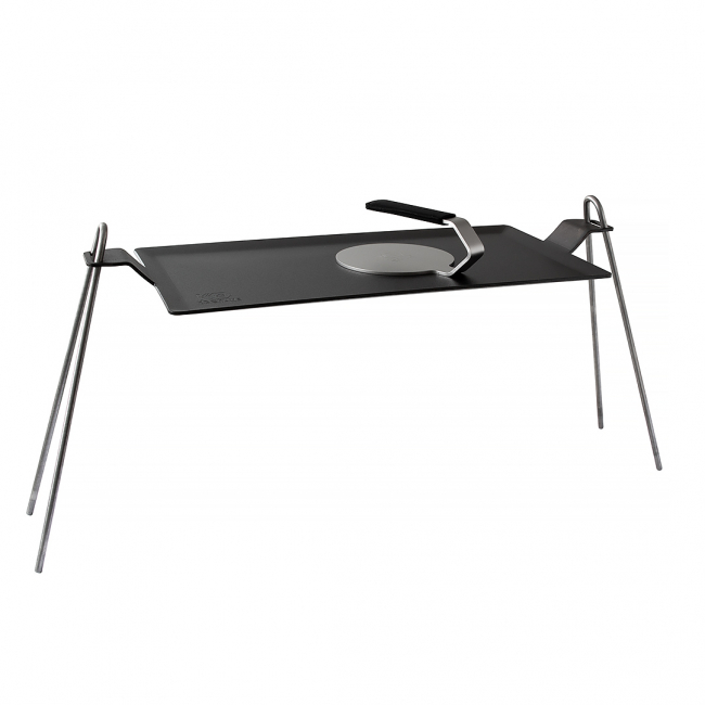 Paketti parila 63x27, nuotioteline ja burgeriprässi neopreenikahvasuojalla