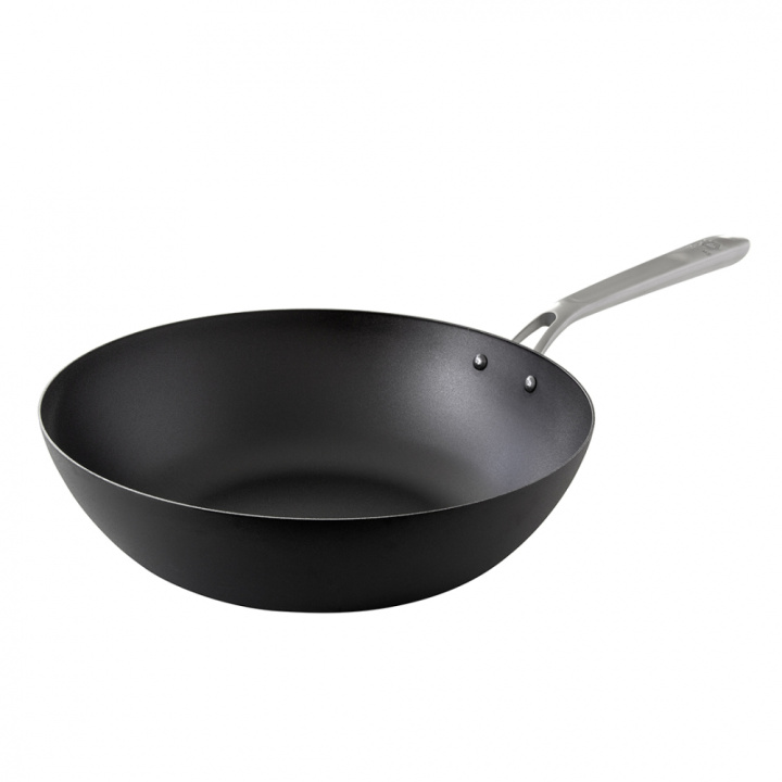 Carbon Steel Stir fry pan 32 cm ryhmässä Hiiliteräksiset paistinpannut @ Kockums Jernverk AB (WOK32-080)
